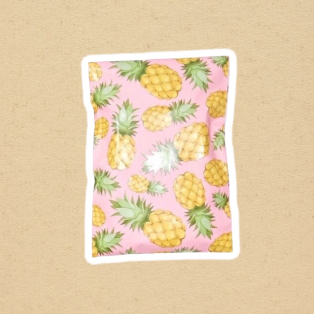 100 - 6x9 Pineapple Polymailers